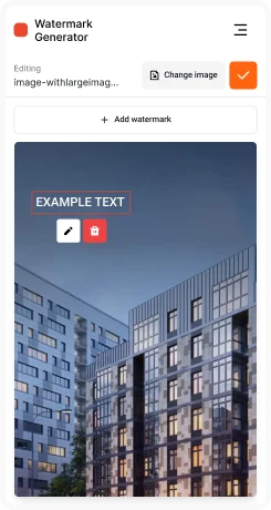 Position your watermark