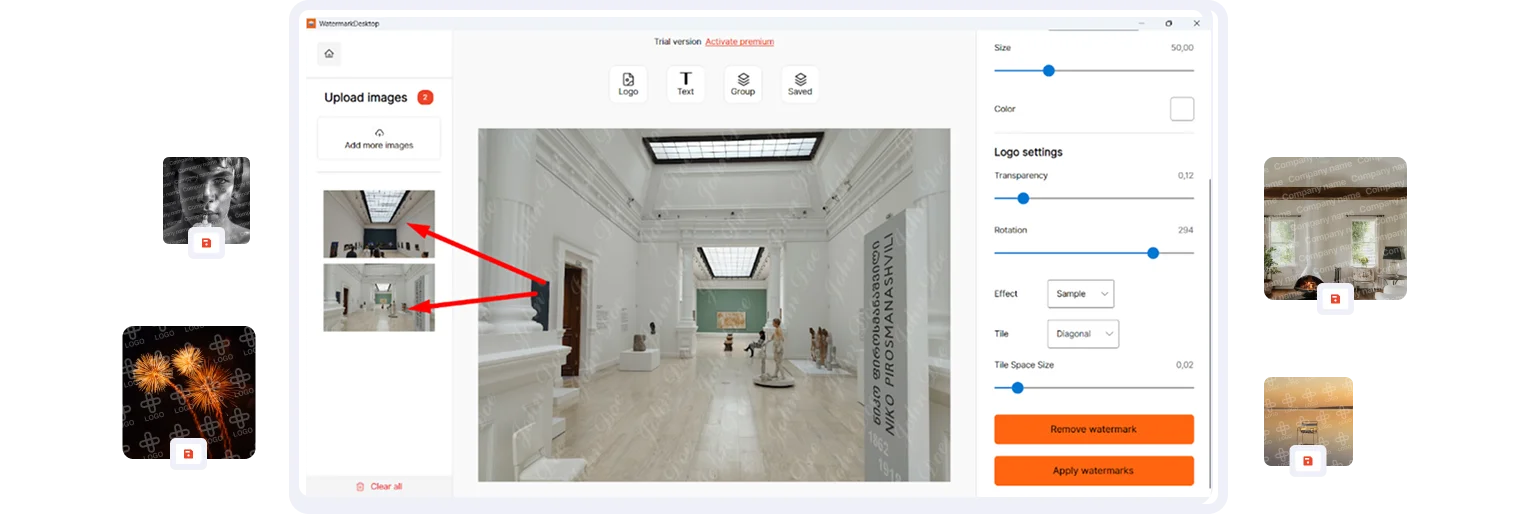 Preview before saving